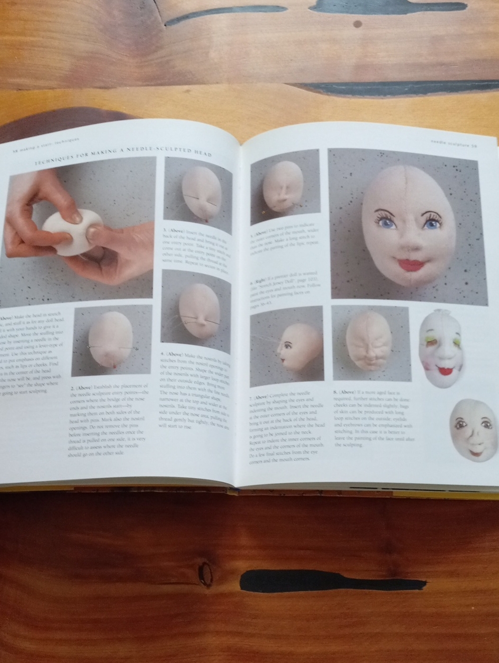 The Complete Book of Dollmaking by Pamela Peake - Blue & Yellow Cover - Picture 8 of 8